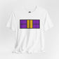 Classy Purple/Gold Pickleball Court Unisex Tee