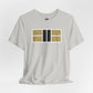 Classy Gold/Black Pickleball Court Unisex Tee