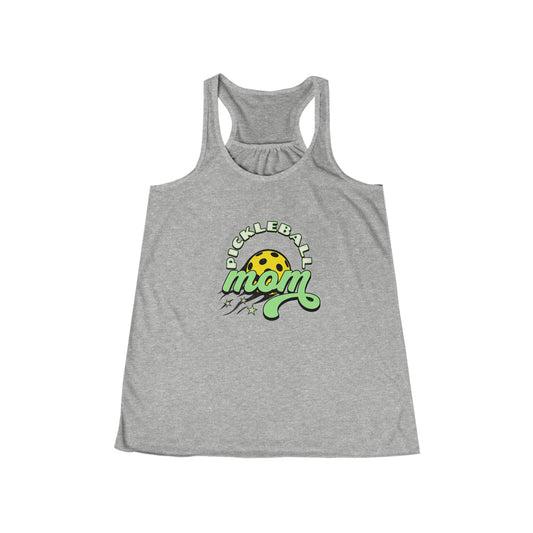 Pickleball Mom Women's Flowy Racerback Tank