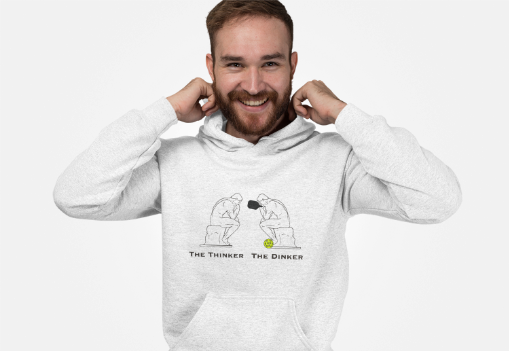 Pickleball Is for Intellectuals Unisex Hooded Sweatshirt