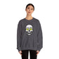 Pickleball Skull Unisex Heavy Blend™ Crewneck Sweatshirt