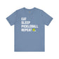 Eat, Sleep, Pickleball, Repeat - Unisex Tee