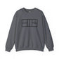 Classy black lines Pickleball Court Unisex Crewneck Sweatshirt