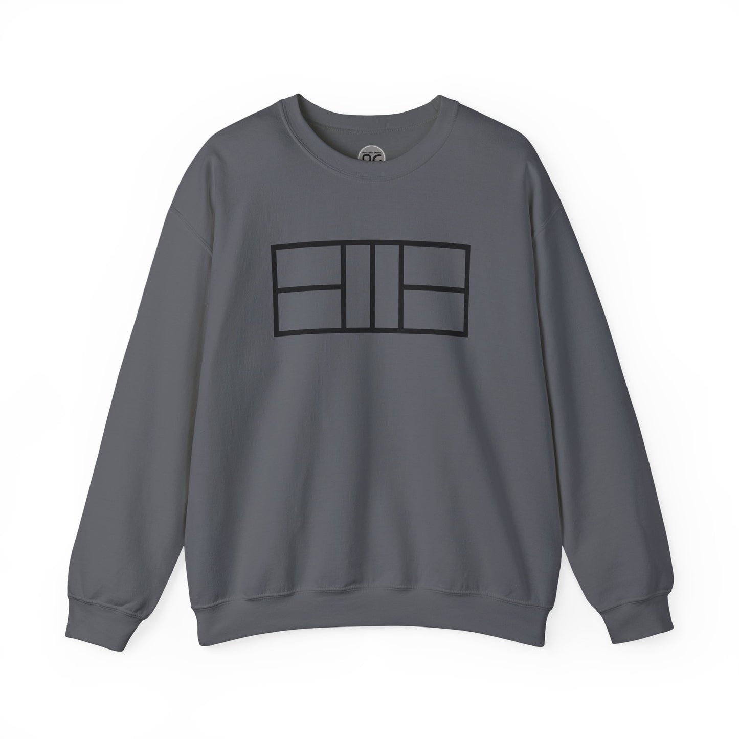 Classy black lines Pickleball Court Unisex Crewneck Sweatshirt