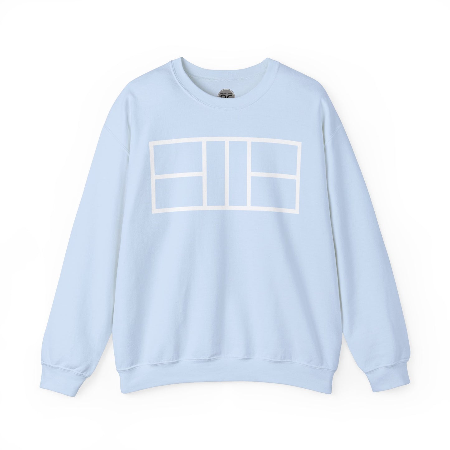 Classy white lines Unisex Heavy Blend™ Crewneck Sweatshirt