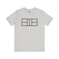 Classy Black Lines Pickleball Court Unisex Tee