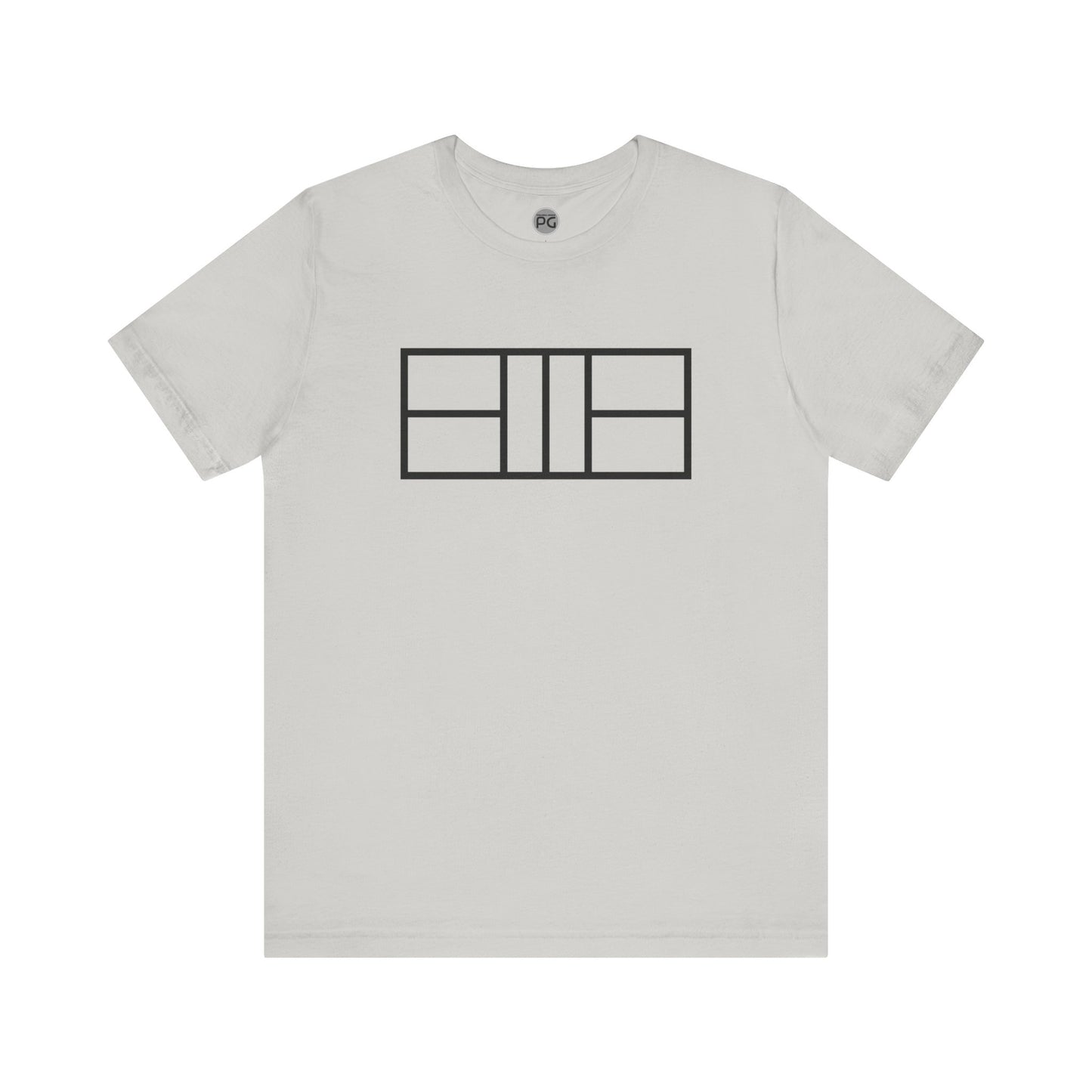 Classy Black Lines Pickleball Court Unisex Tee