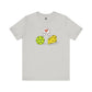 Cheese and Pickleball Love Unisex Jersey Short Sleeve Tee