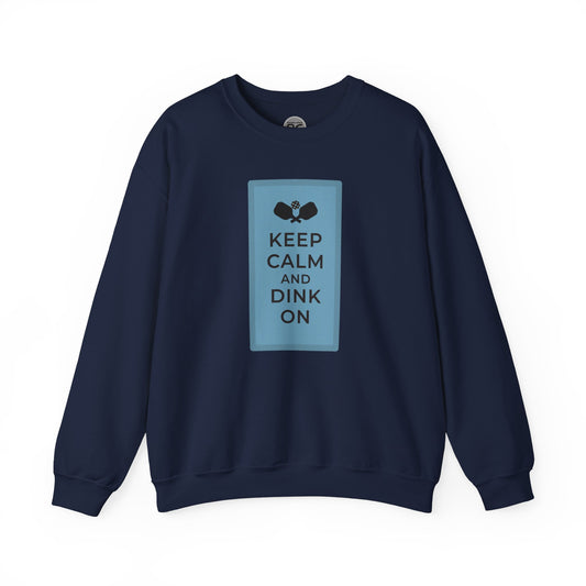 Keep calm, dink on!  Unisex Heavy Blend™ Crewneck Sweatshirt