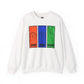 Sign language Pickleball Court Unisex Crewneck Sweatshirt