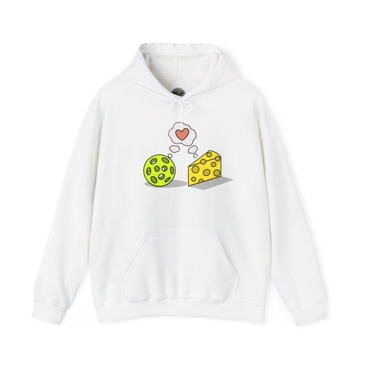 Cheese and Pickleball Love Unisex Heavy Blend™ Hooded Sweatshirt