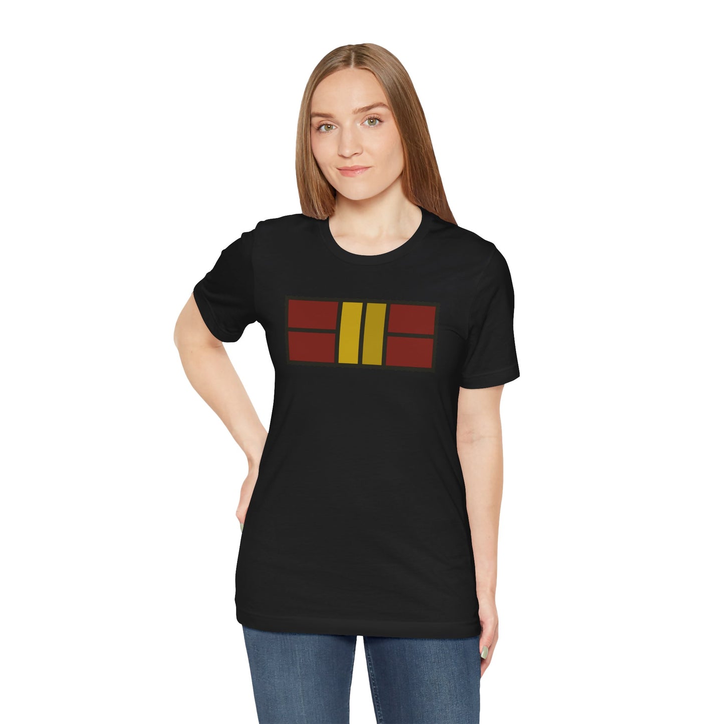 Classy Maroon/Gold Pickleball Court Unisex Tee