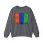 Sign language Pickleball Court Unisex Crewneck Sweatshirt