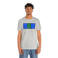 Classy Blue/Green Pickleball Court Unisex Tee