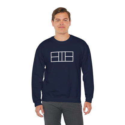 Classy white lines Unisex Crewneck Sweatshirt