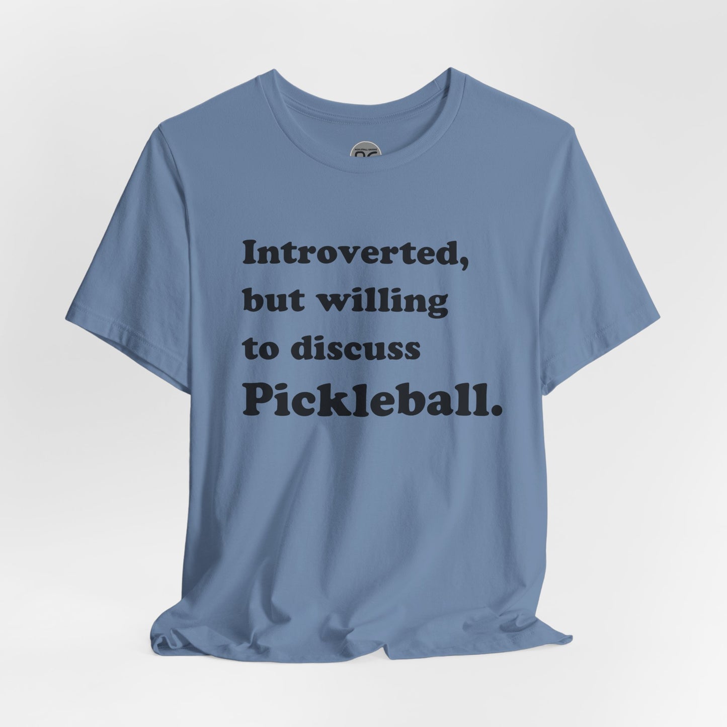 Introverted, but let’s talk Pickleball Unisex Tee