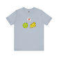 Cheese and Pickleball Love Unisex Jersey Short Sleeve Tee