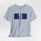 Blue Outside Paisley Pickleball Court Unisex Tee