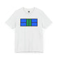 Classy Blue/Green Pickleball Court Unisex T-shirt