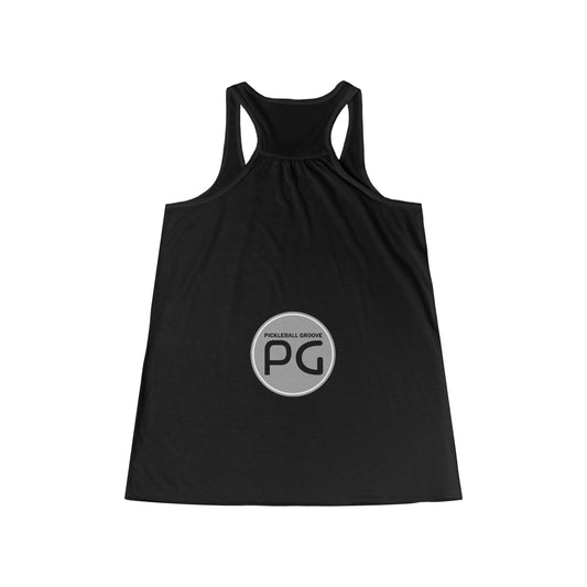 Pickleball Groove brand Women's Flowy Racerback Tank