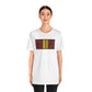 Classy Maroon/Gold Pickleball Court Unisex Tee