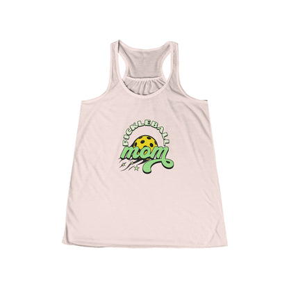 Pickleball Mom Women's Flowy Racerback Tank