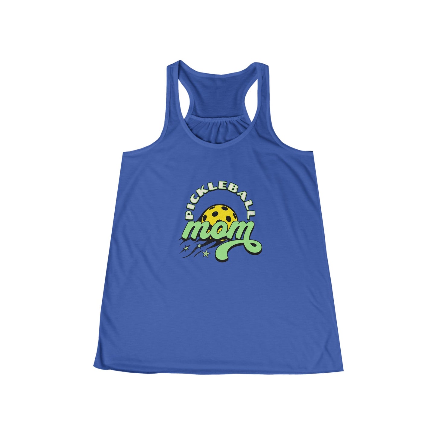 Pickleball Mom Women's Flowy Racerback Tank